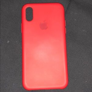 Apple iPhone X silicone case.
